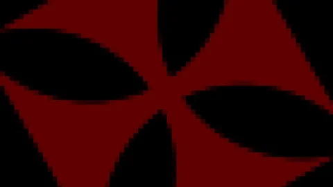 Colored pattern on a minimal black background. Stockbeeldmateriaal 125435348