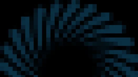 Colored pattern on a minimal black background. Stock-Footage 125435606