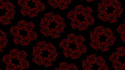 Colored pattern on a minimal black background. Stock Footage 126211819