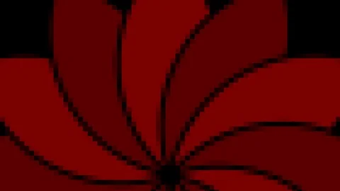 Colored pattern on a minimal black background. Stockbeeldmateriaal 126952305