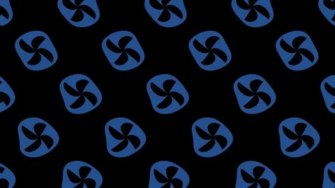 Colored pattern on a minimal black background. Stock Footage 127432512