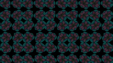 Colored pattern on a minimal black background. Stock Footage 129318033