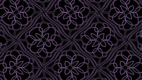 Colored pattern on a minimal black background. Stock Footage 129318590