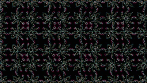 Colored pattern on a minimal black background. 스톡 동영상 133061045