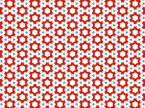 Colored pattern with red Stock Illustration