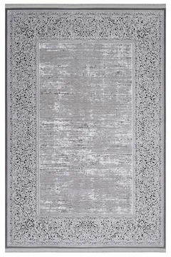 Colored patterned machine carpet on a white background Stock Photos