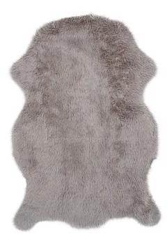 Colored patterned machine carpet on a white background Stock-Fotos