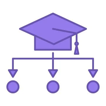 Colored Pedagogy Icon. Vector Illustration. The Science of Child Care and E.. Stock Illustration