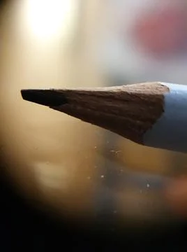 Colored pencil on an abstract background Stock Photos