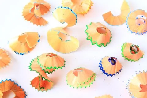 Colored Pencil as background Stock Photos