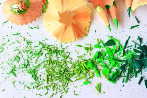 Colored Pencil as background Stock Photos