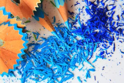Colored Pencil as background Stock Photos