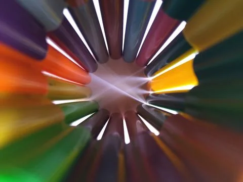 Colored pencils 1 Foto stock