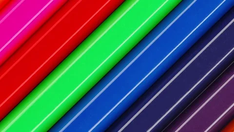 Colored pencils facets, lie side by side, rotating 스톡 동영상 240646698