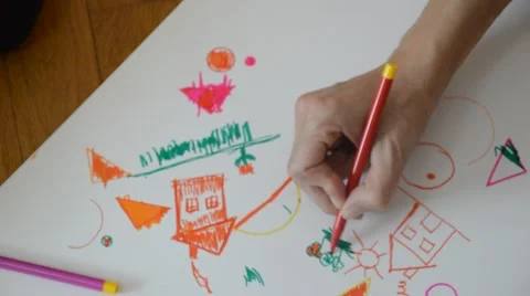 Colored pencils Stock Footage 41563542