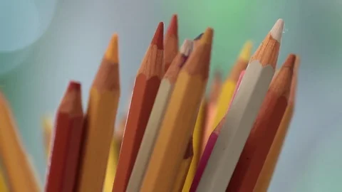 Colored pencils Video stock 77051888