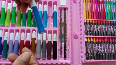 Colored pencils Stock Footage 259554531