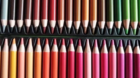 Colored pencils Stock Footage 302137851