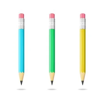 Colored pencils Illustrazione stock