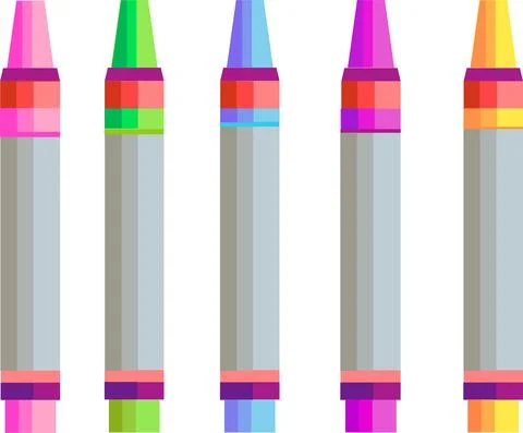Colored pencils Stock Illustration