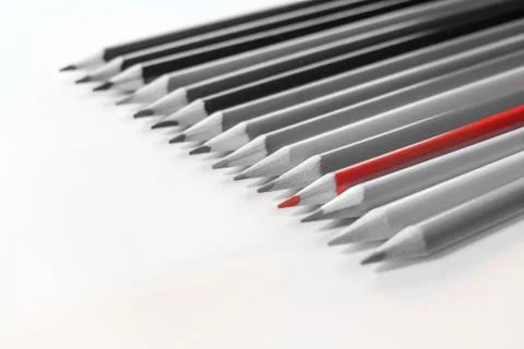 Colored Pencils isolated Stock Photos