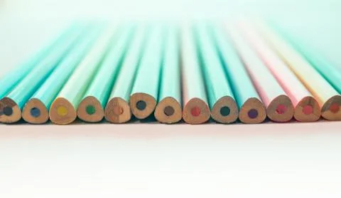 Colored Pencils isolated Foto stock