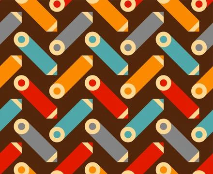 Colored pencils pattern. Children's school background for September 1 Illustrazione stock