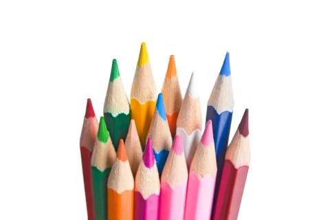 Colored pencils Stock Photos