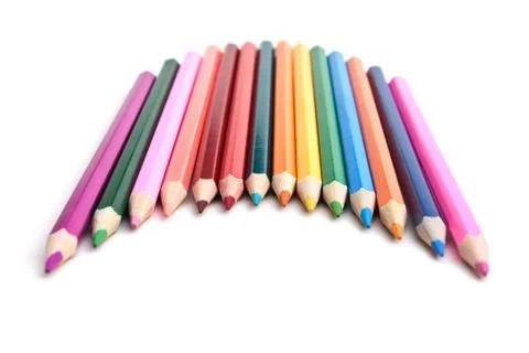 Colored pencils Foto stock