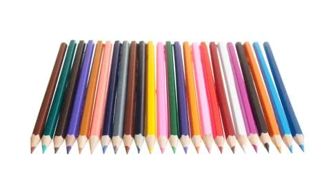 Colored pencils Stock Photos