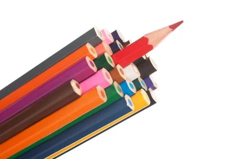 Colored pencils Foto stock