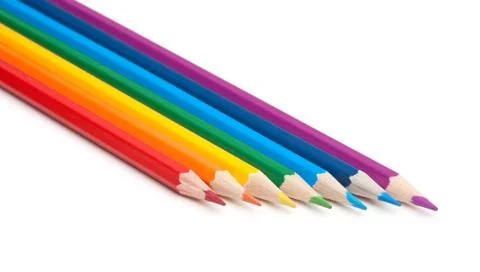 Colored pencils Stock Photos