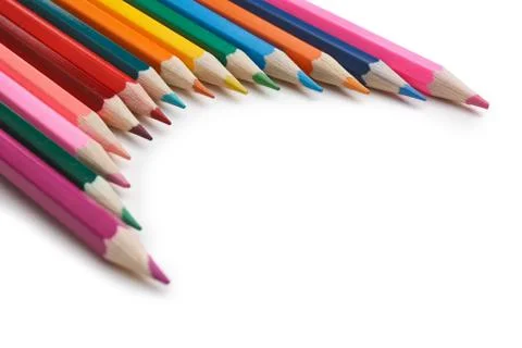Colored pencils 스톡 사진