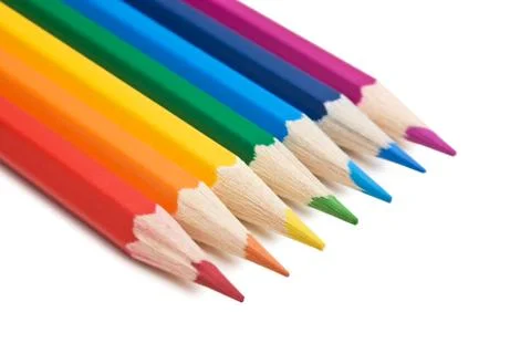 Colored pencils Stock Photos