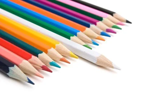 Colored pencils Foto stock