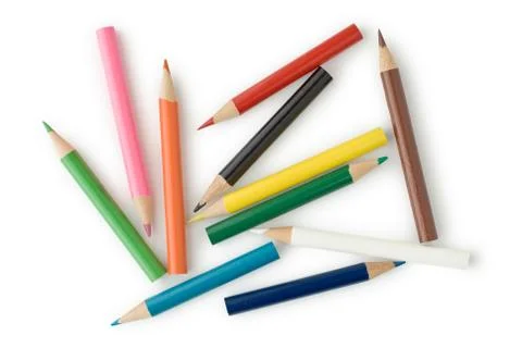 Colored pencils Stock Photos