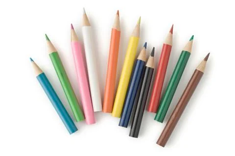 Colored pencils Stock Photos