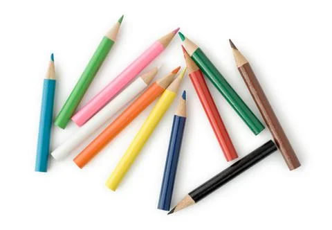 Colored pencils Stock Photos