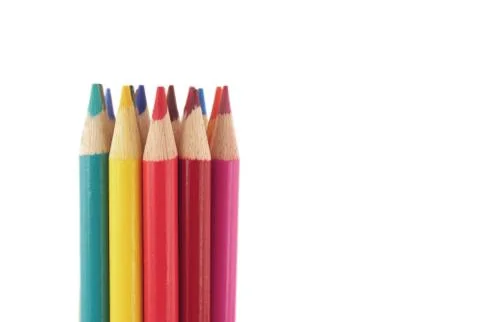 Colored pencils Stock Photos
