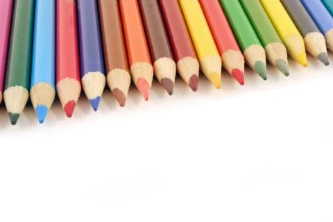Colored pencils Stock Photos