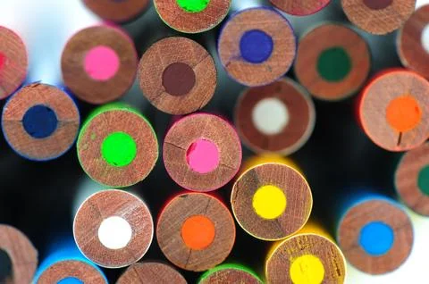 Colored pencils Foto stock