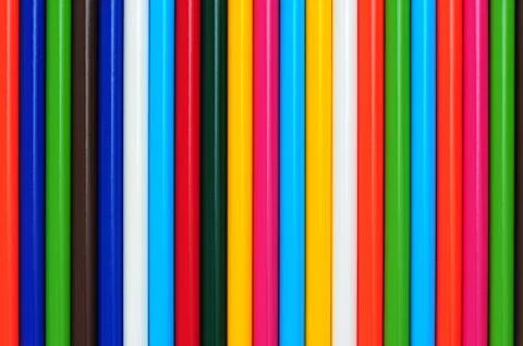 Colored pencils Stock Photos