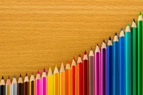Colored pencils Stock Photos