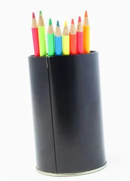 Colored pencils Stock Photos