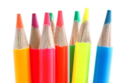 Colored pencils Stock Photos