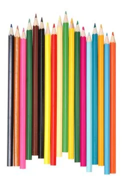 Colored pencils Stock Photos