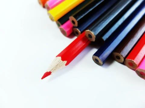 Colored Pencils Stock Photos