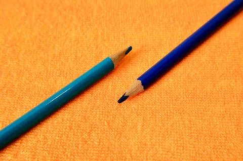 Colored pencils Stock Photos