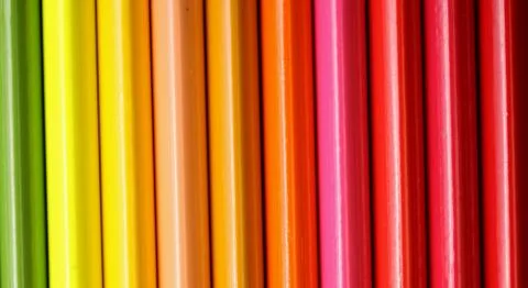 Colored pencils Stock Photos