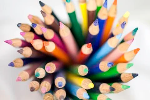Colored pencils Foto stock